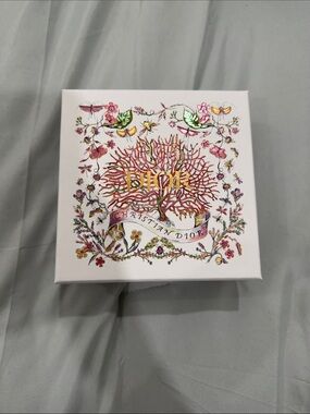 Dior Floral Printed White Gift Box with Gold Logo